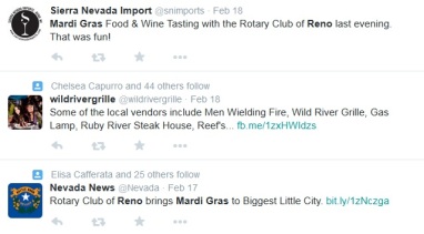 Reno Mardi Gras Twitter Feed